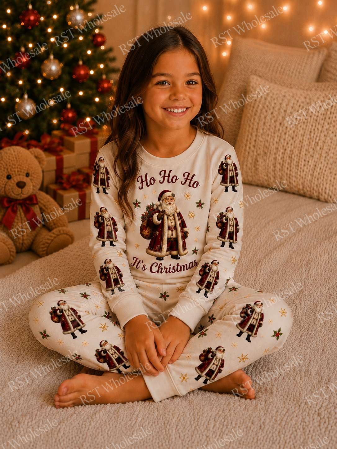 DTF Fabric - Ho Ho Ho It's Christmas