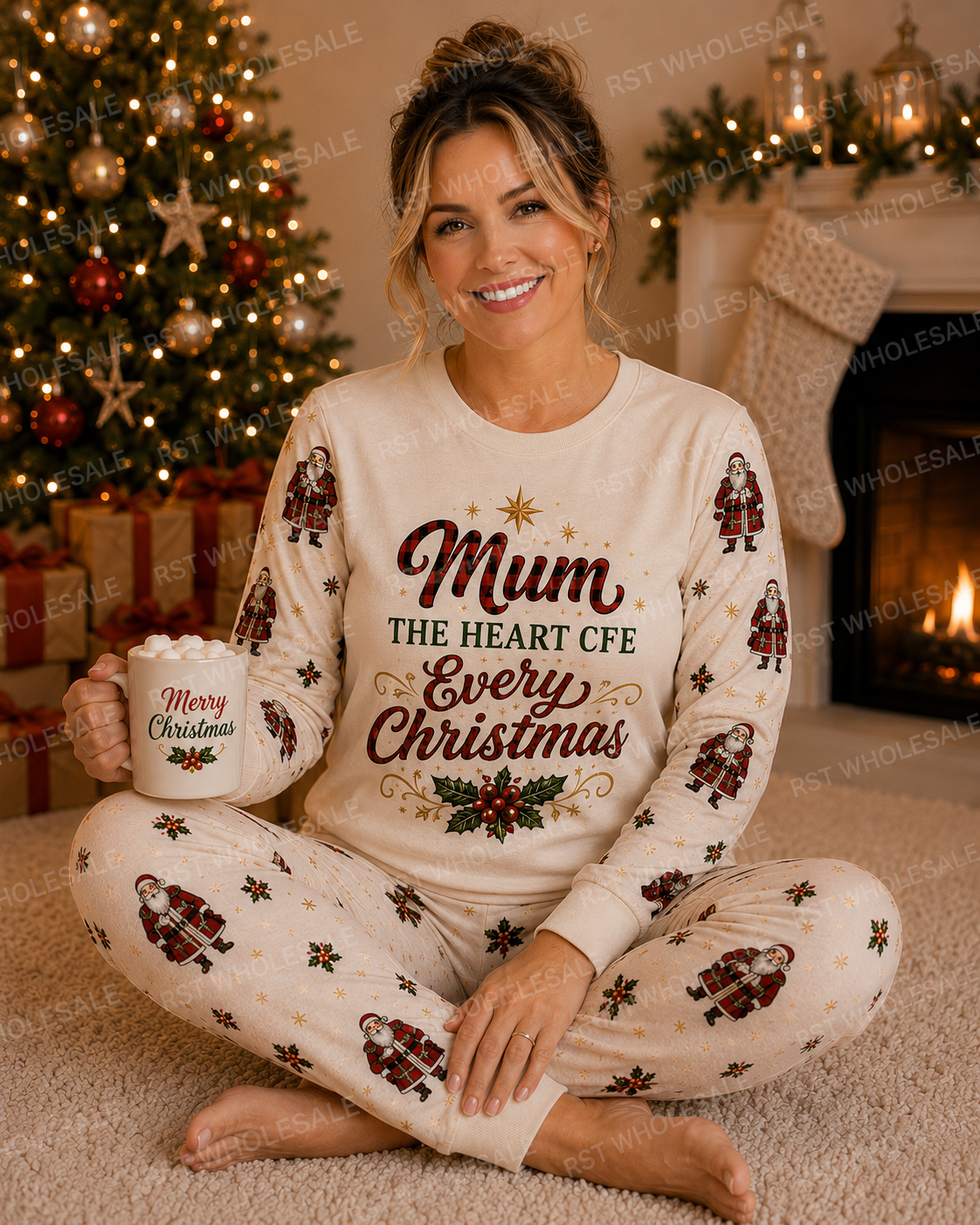 DTF Fabric - Mum The Heart of The Christmas Magic