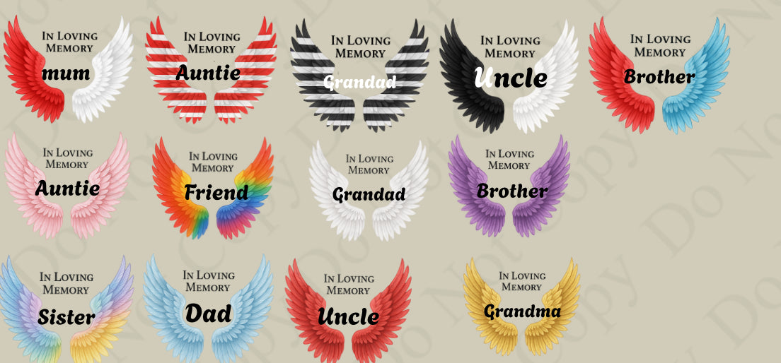 Lights for Angel Wings (only to be purchased with solar decals)