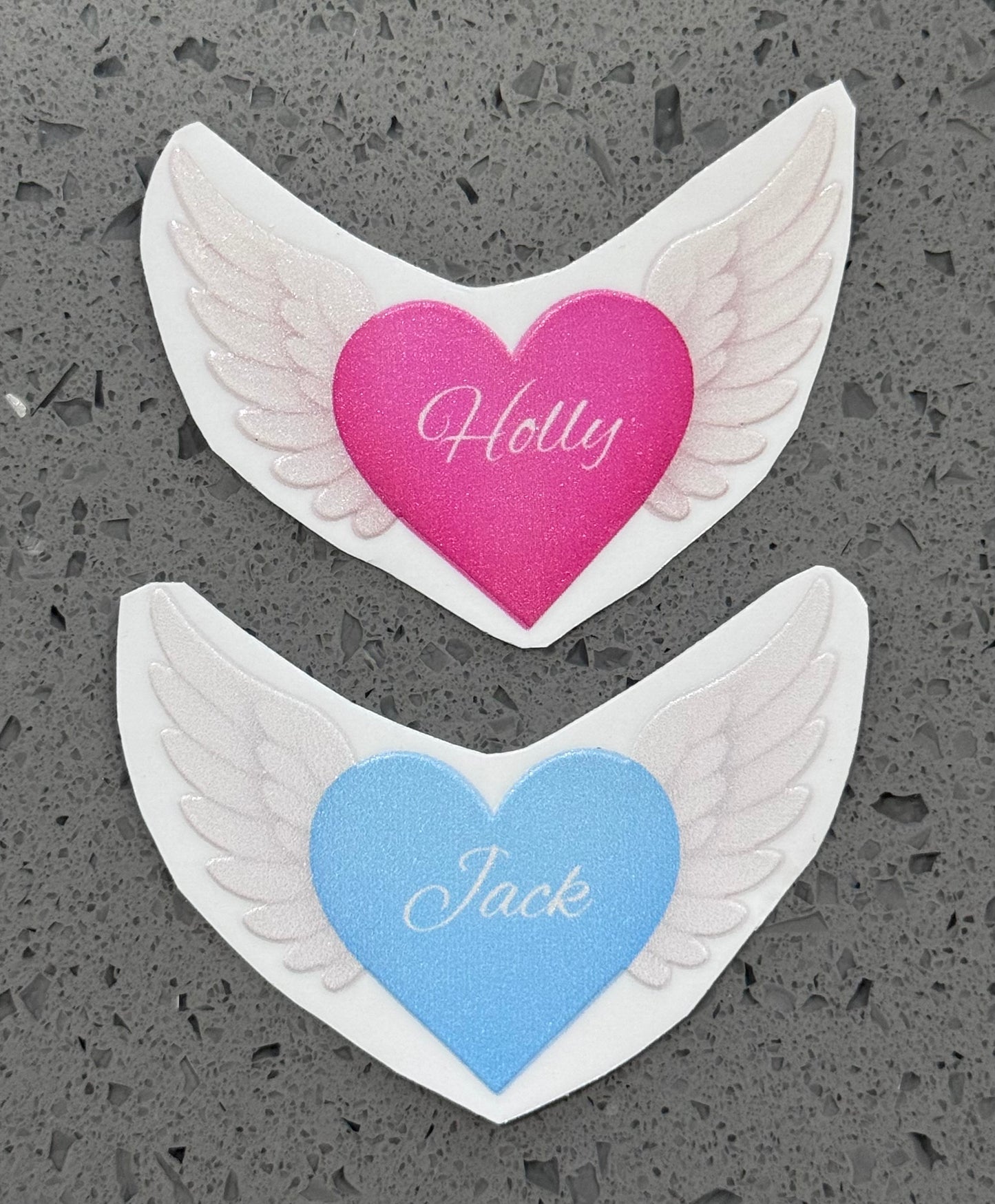 UV - Heart with Wings - custom name
