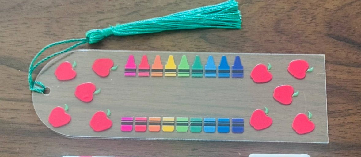 Custom Teacher UV DTF For Bookmark