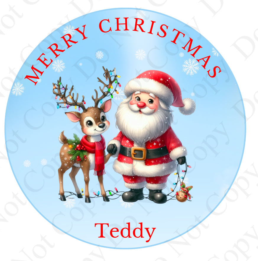 UV Stickers - Santa