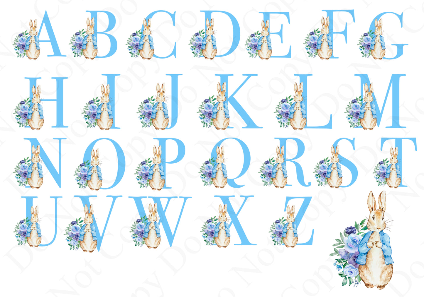 Blue Flopsy Name Gift Box