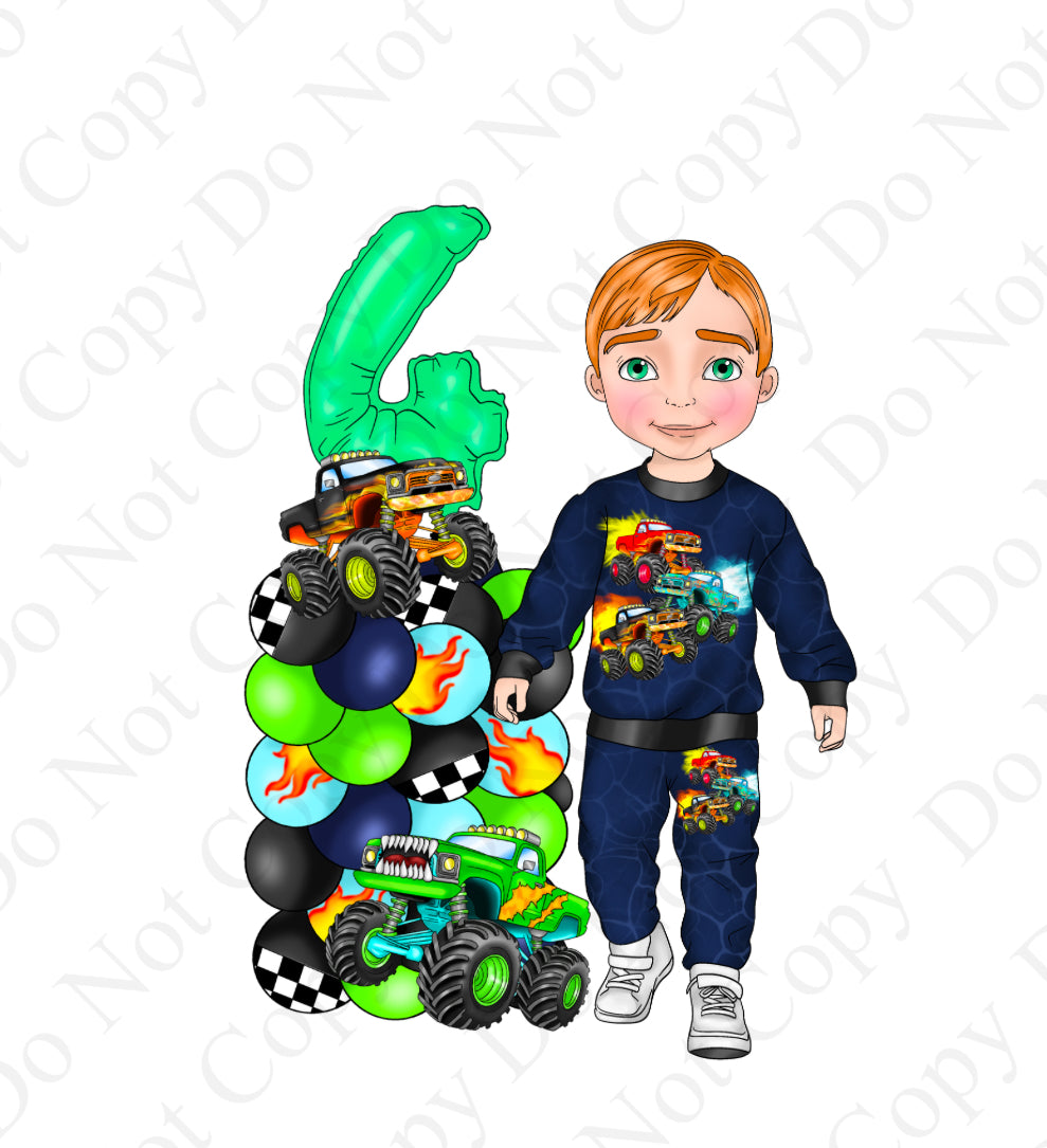 UV - Monster Truck Birthday Dolly’s