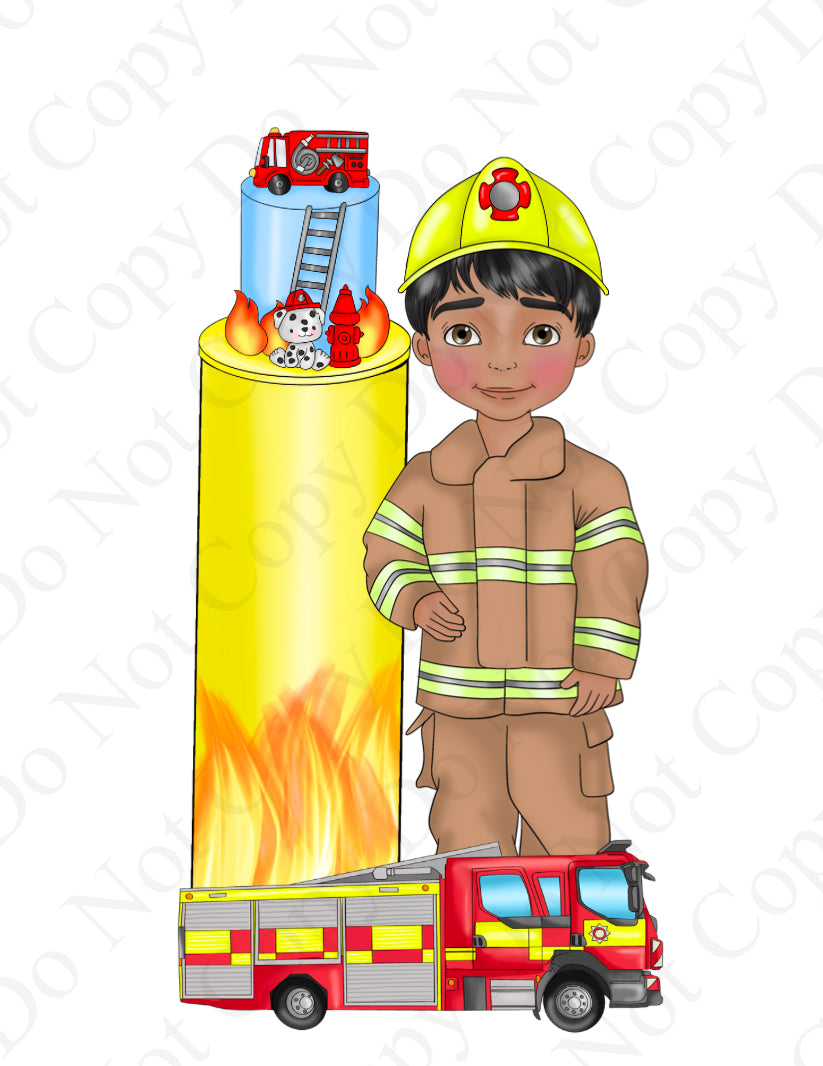 UV - Fire Fighter Boy its Fire Truck Dolly’s