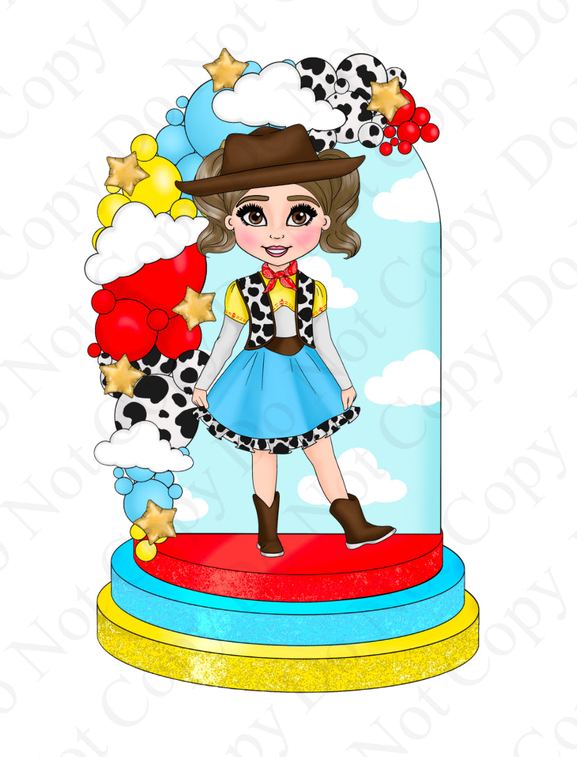 UV - Toy Land Girl Tall Background Dolly’s