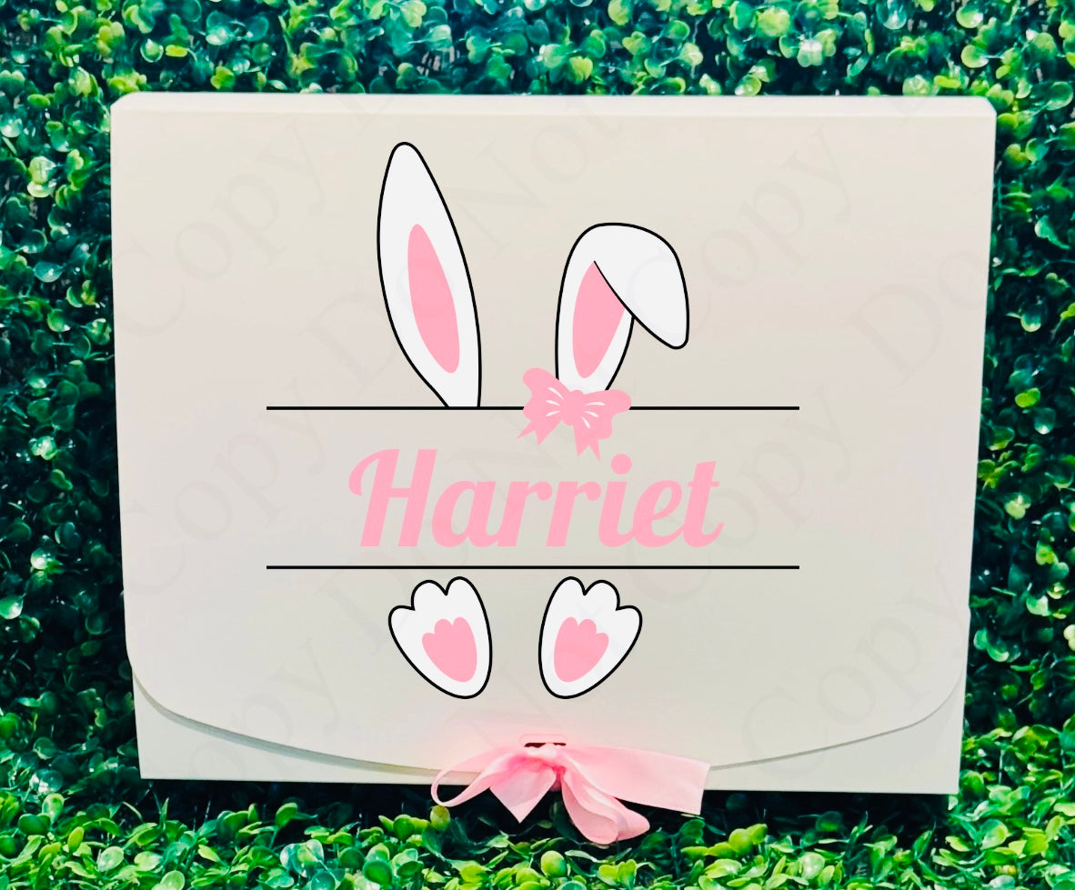 Pink Bunny Ears Gift Box