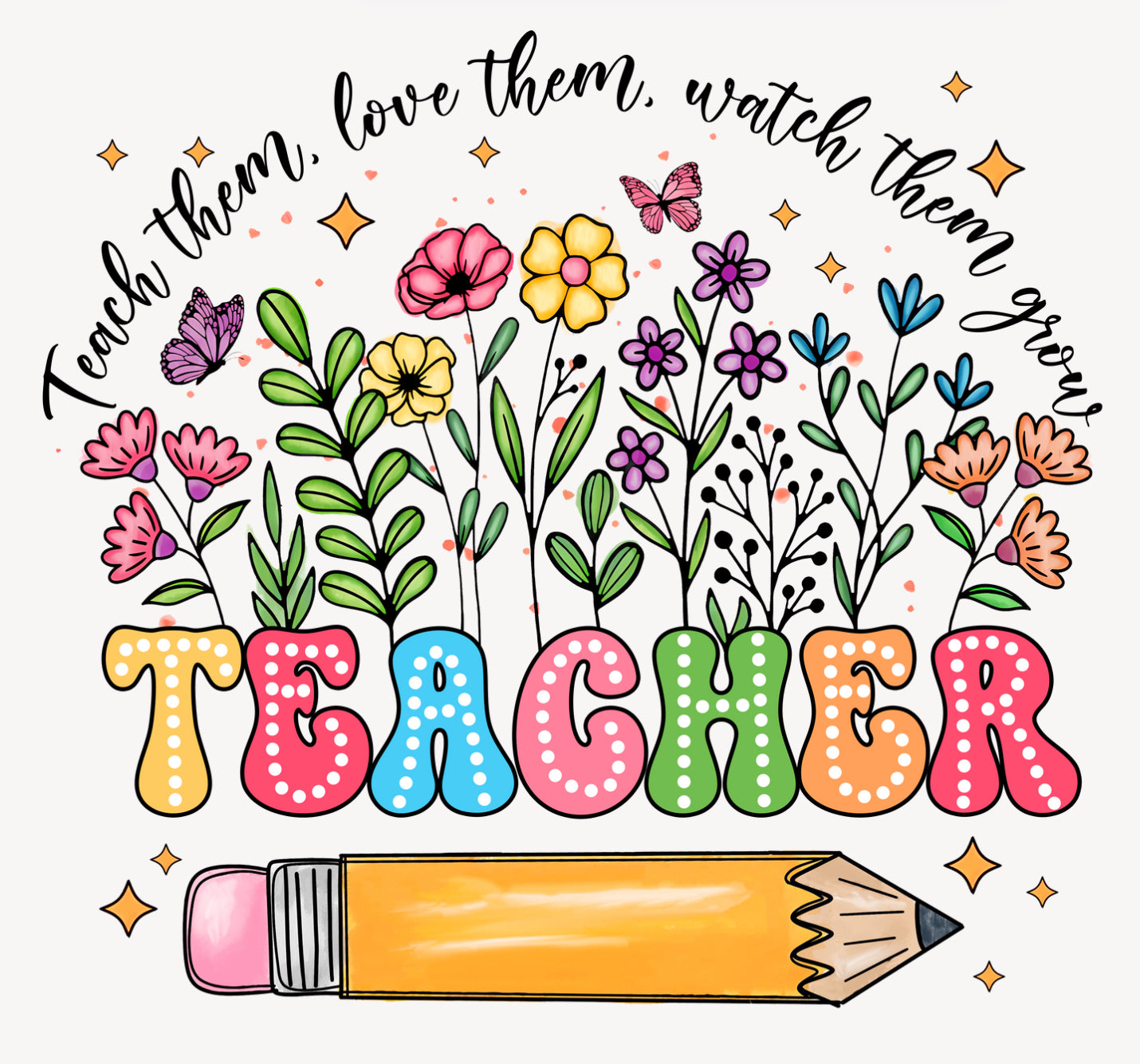 DTF Fabric - Teacher 5