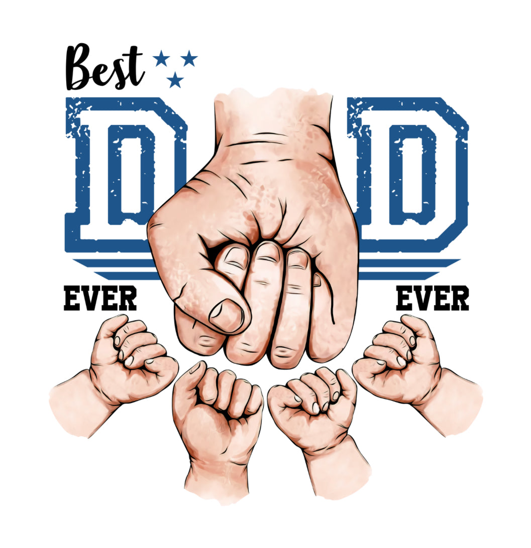DTF Fabric - Dad Fist Bump (1-4)