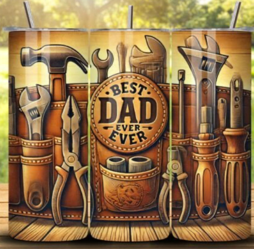 Sublimation Print - Best Dad (20oz)