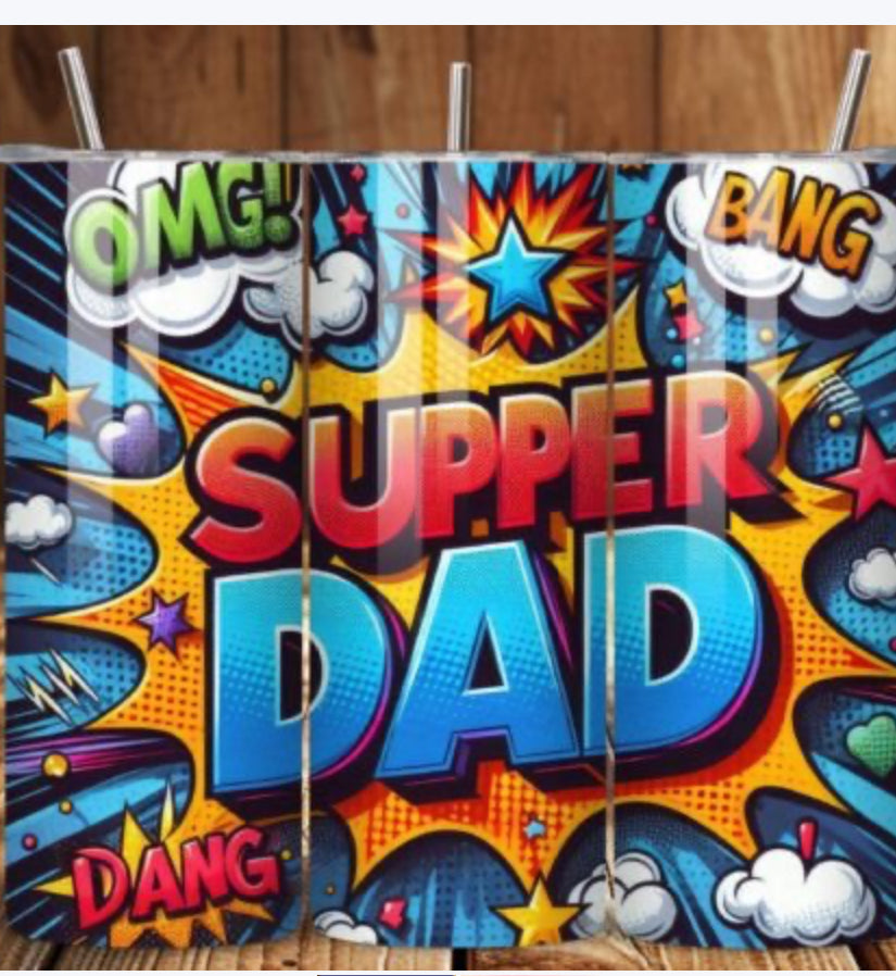 Sublimation Print - Super Dad