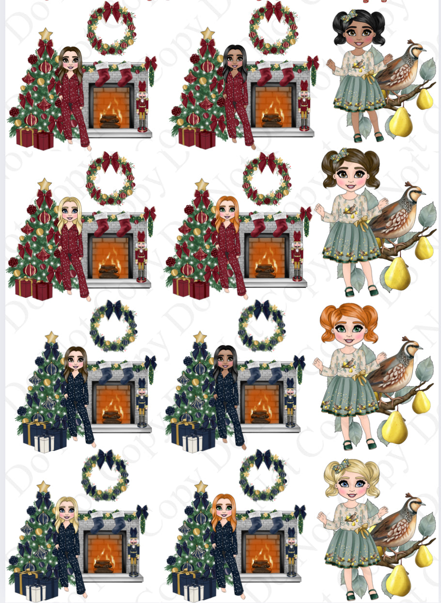 NEW DTF Fabric Dolly Mega Sheet part 3 (60 Dollys)