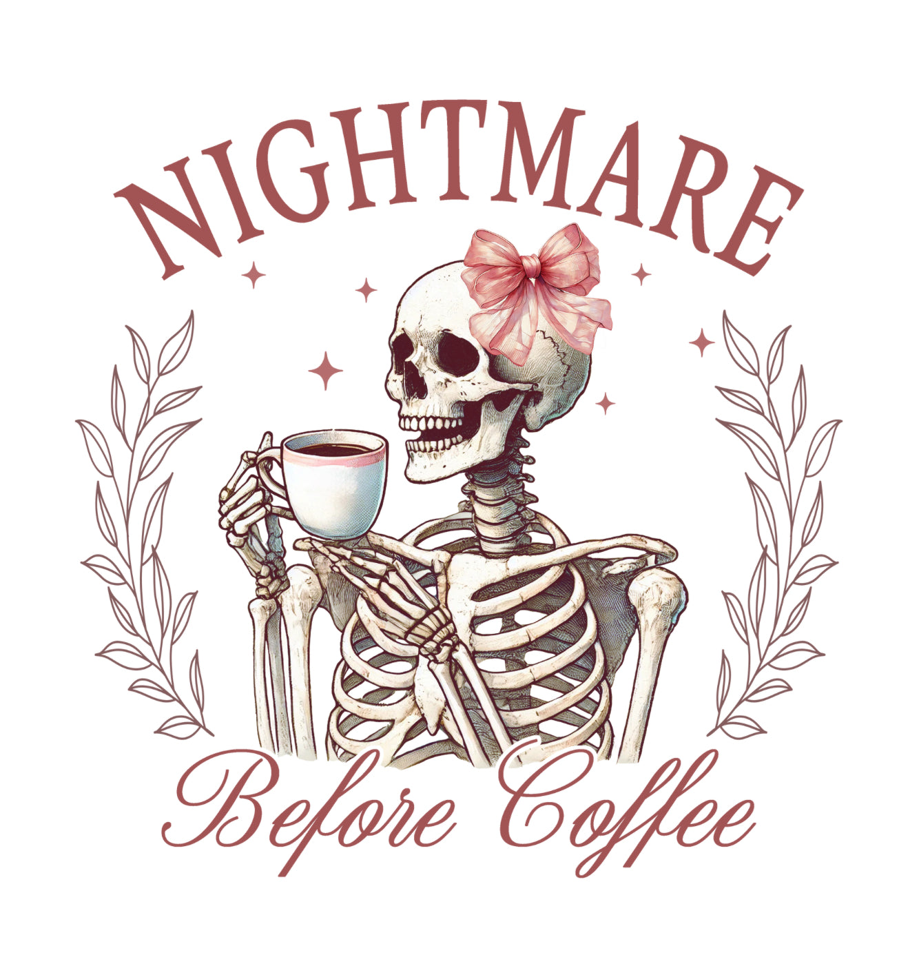 UV DTF - Nightmare Before Coffee