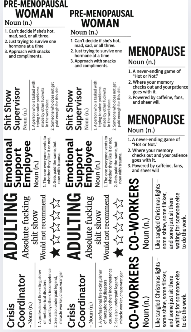 OFFER Nouns - Sheet of 14 x 9cm decals