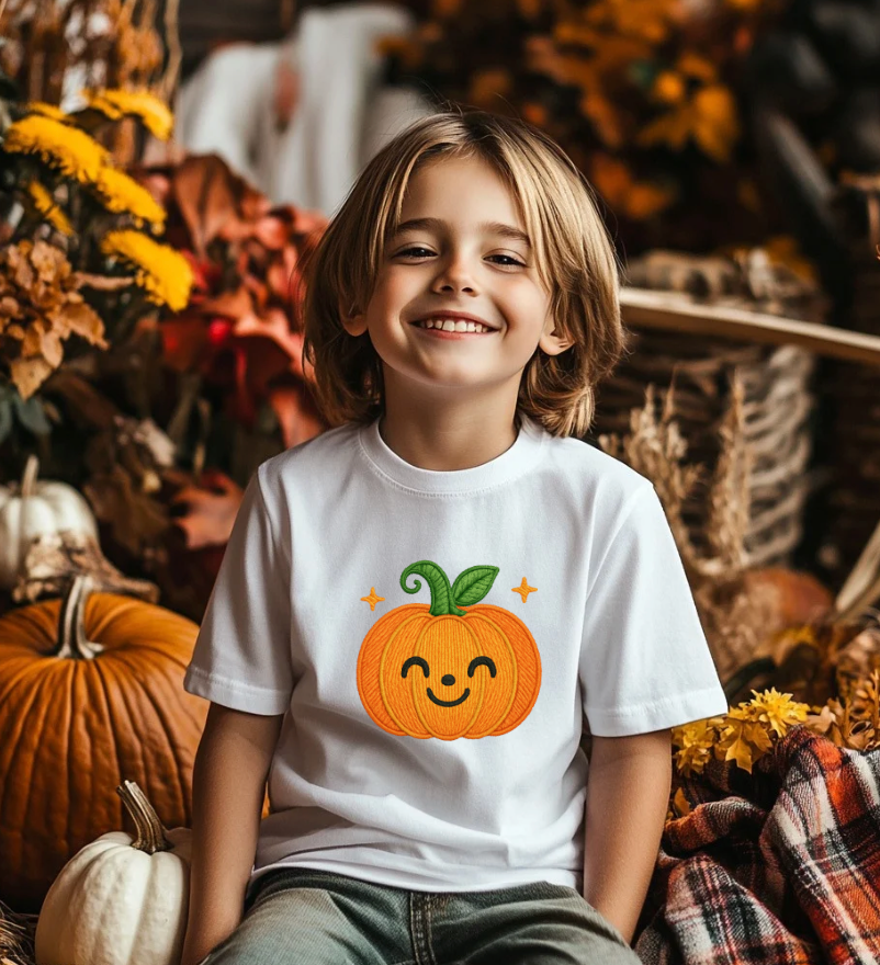 DTF Fabric - Pumpkin (Knitted Style)