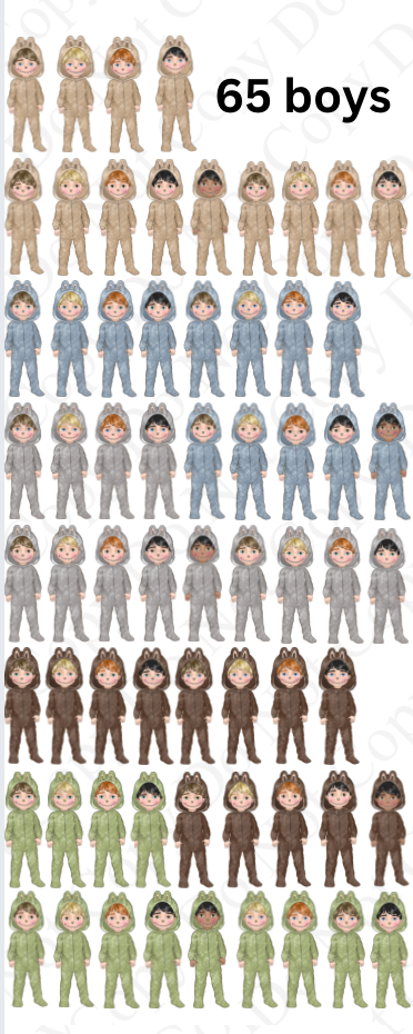 UV Boy Monster Dolly Mega Sheet (65 Dollys)