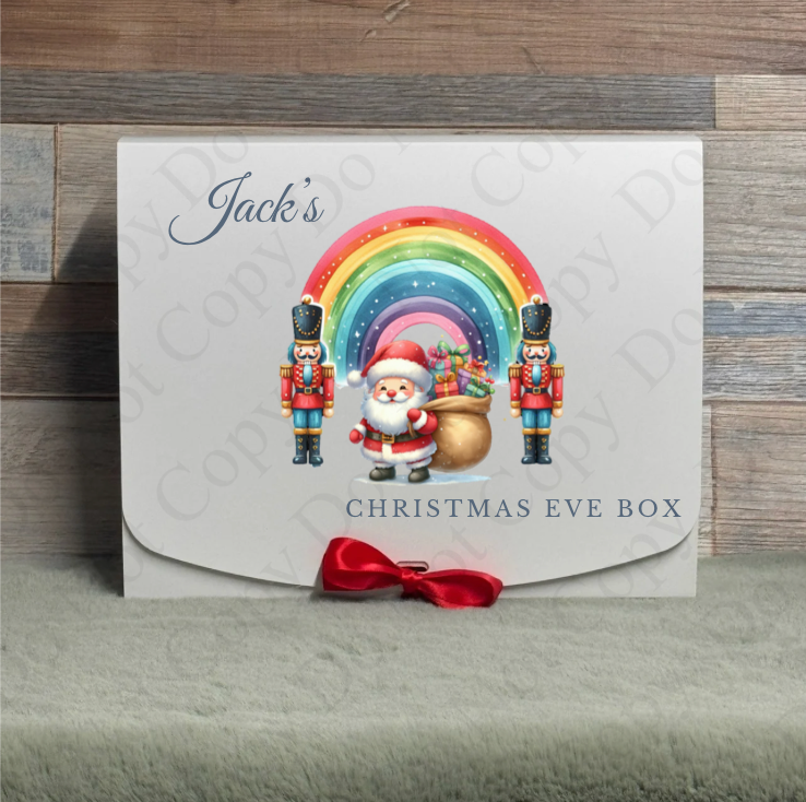 Blue Nutcracker Gift Box - (Name with Wording Optional)