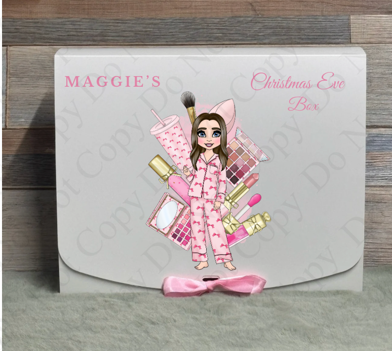 Dolly Gift Box - Bow Dolly (Name with Wording Optional)