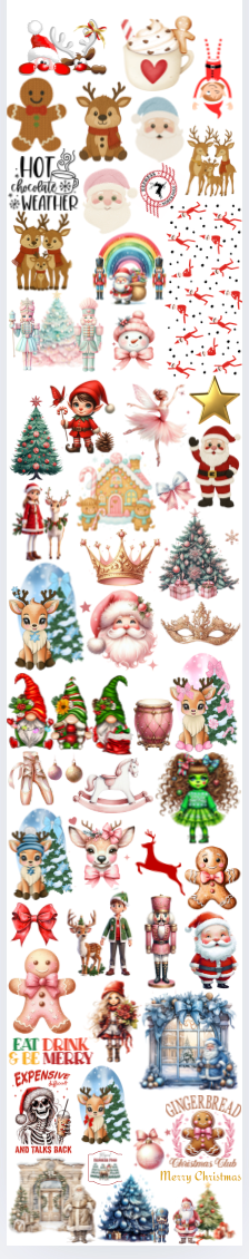 UV Xmas Sheet (55 Decals)