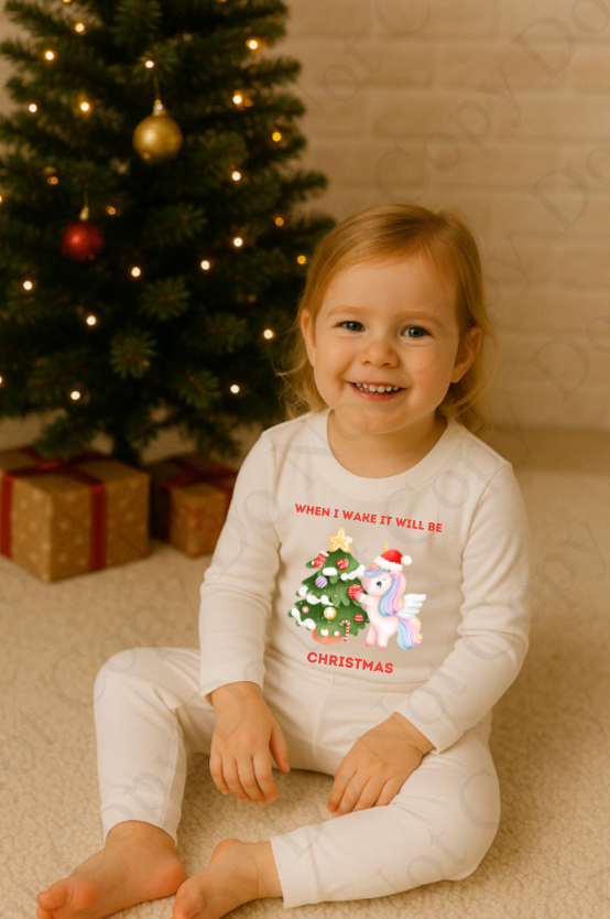 DTF Fabric - When I Wake - Unicorn