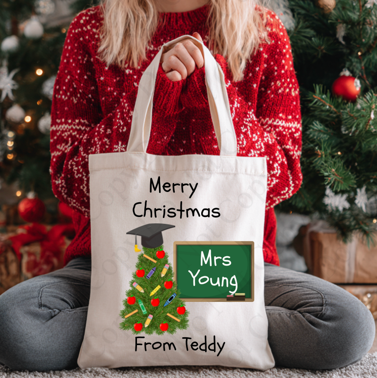 DTF Fabric - Teacher Tree