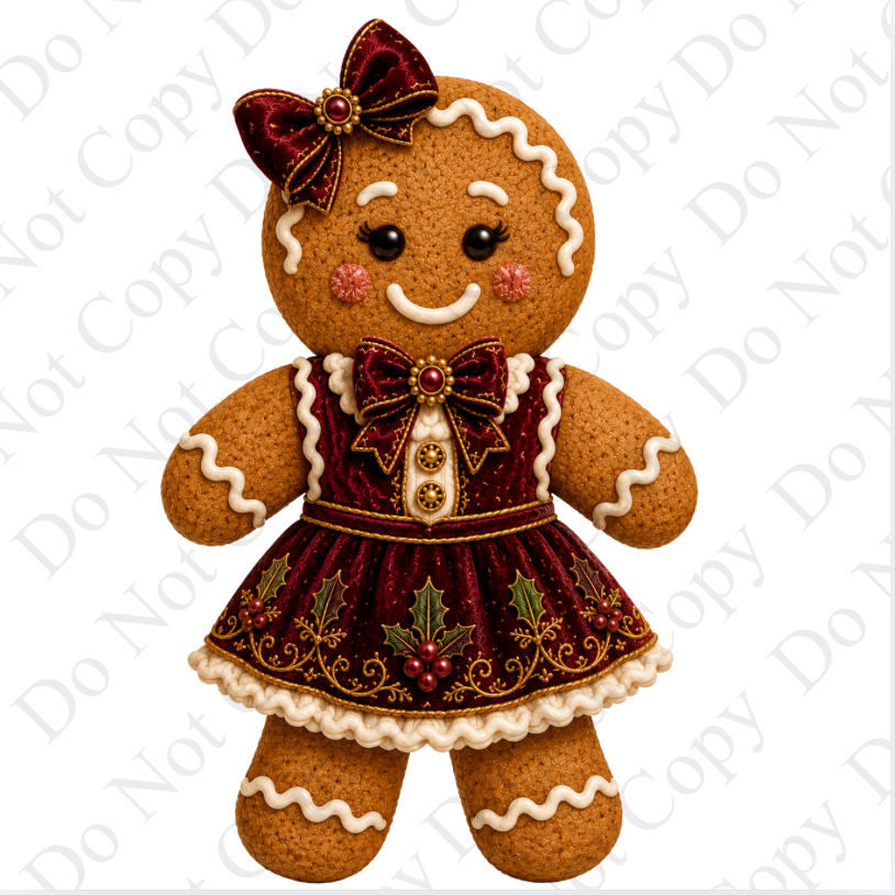 Digital Download - Girl Gingerbread