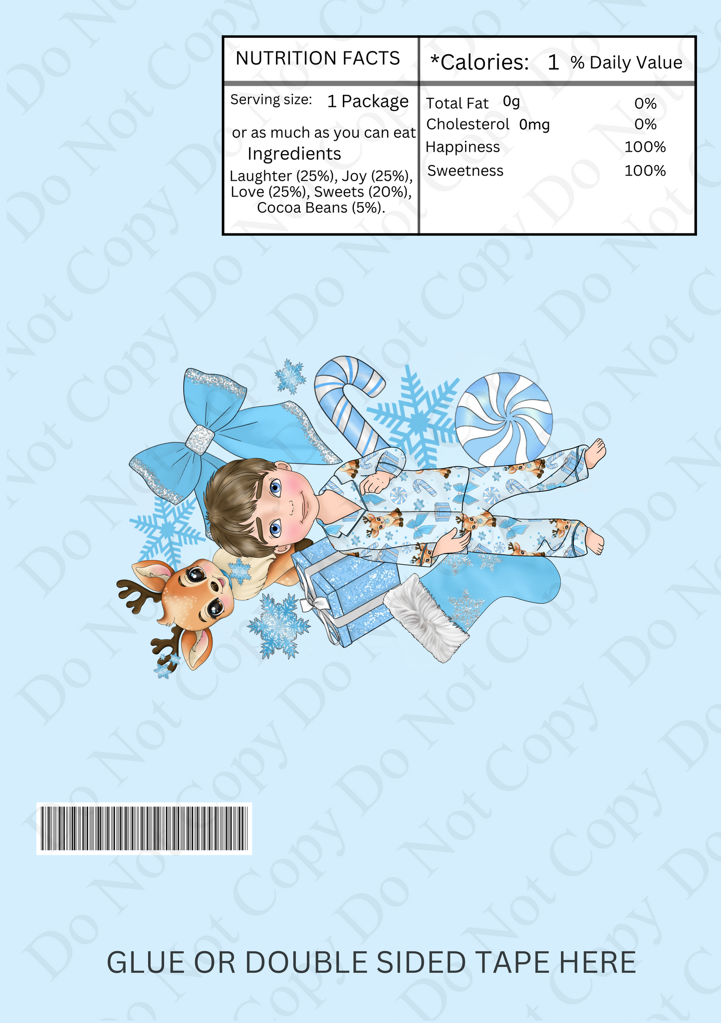 Chocolate Wrapper - Dancer Boy Dolly