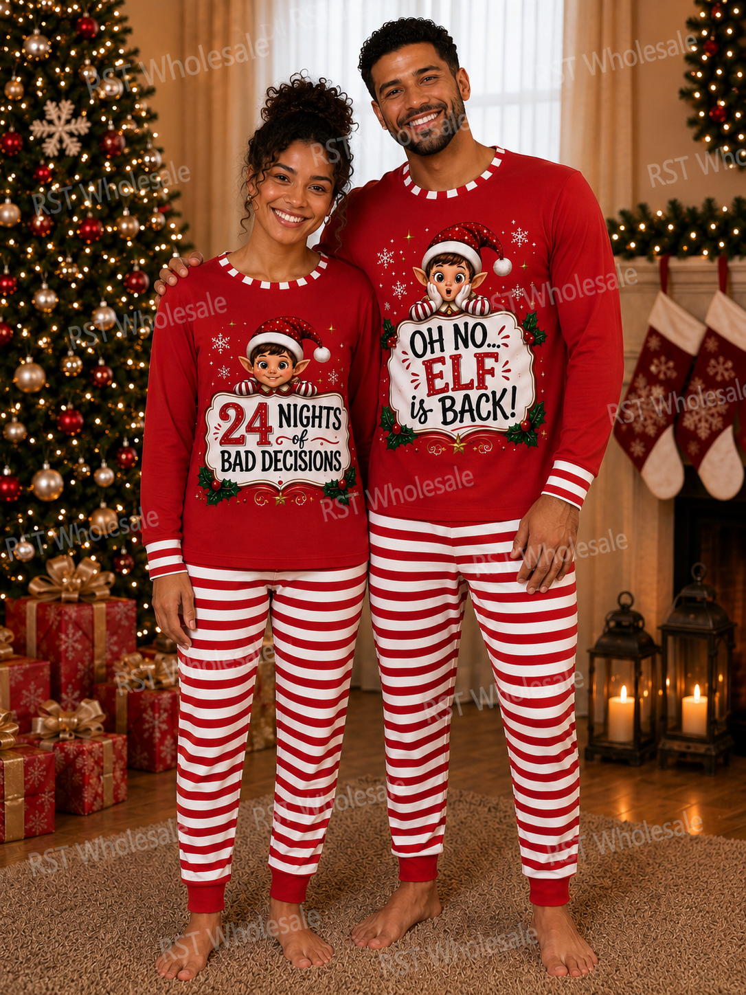 Family Elf Pyjamas Pre-Order due end October