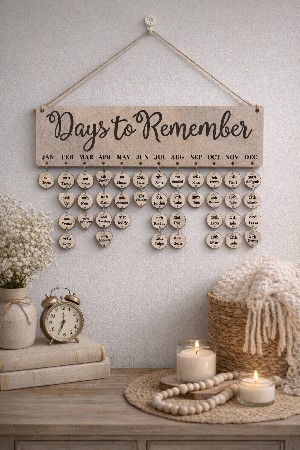 Wooden Days to Remember In-Stock