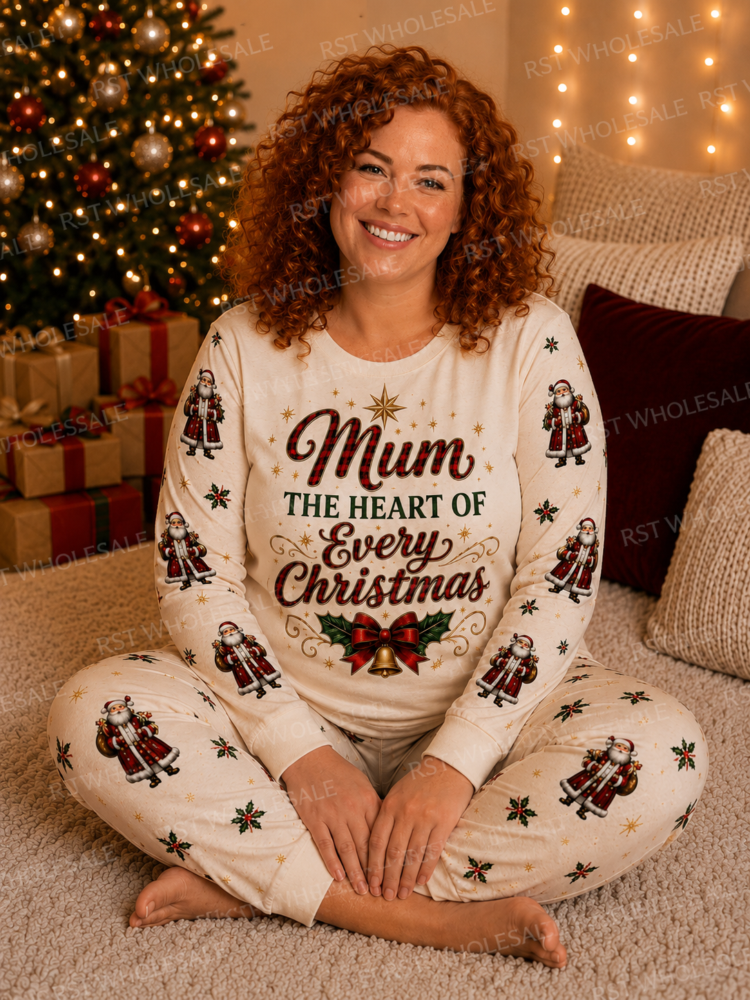 DTF Fabric - Mum The Heart of Every Christmas (Bell)