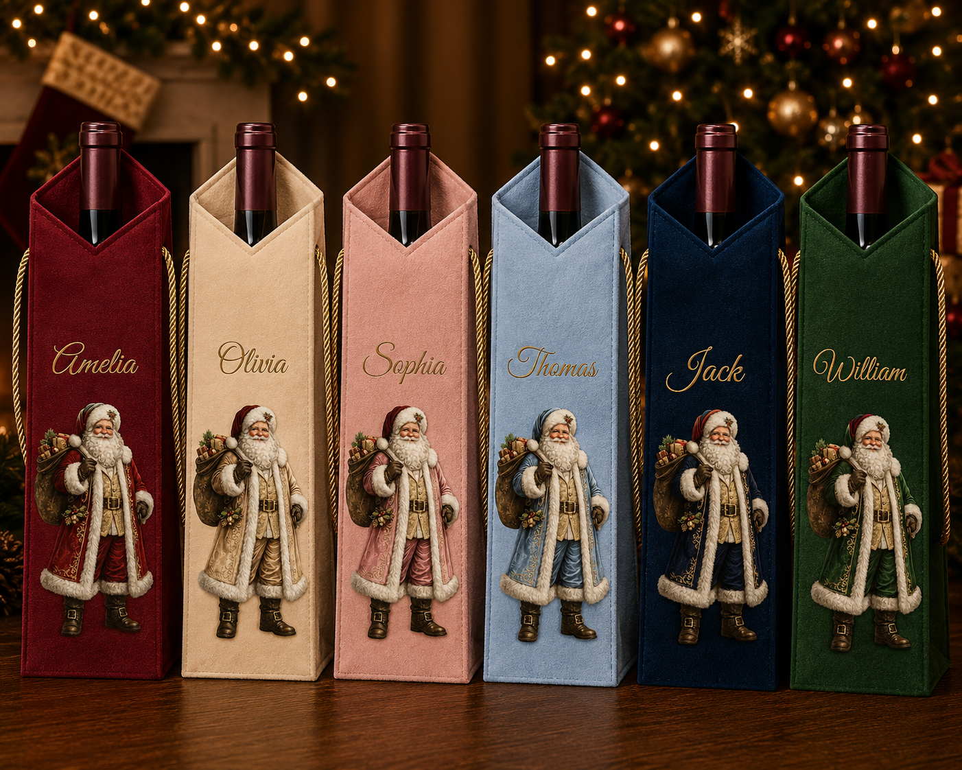 DTF Santas for RST Christmas Range Please read description regarding the writing PRE-Order due August