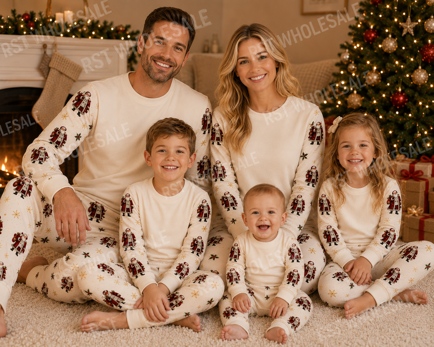 Family Santa Blank Chest Pyjamas PRE-Order due September