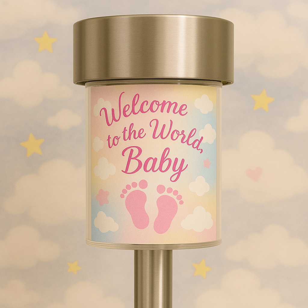 UV - Pink Welcome Baby