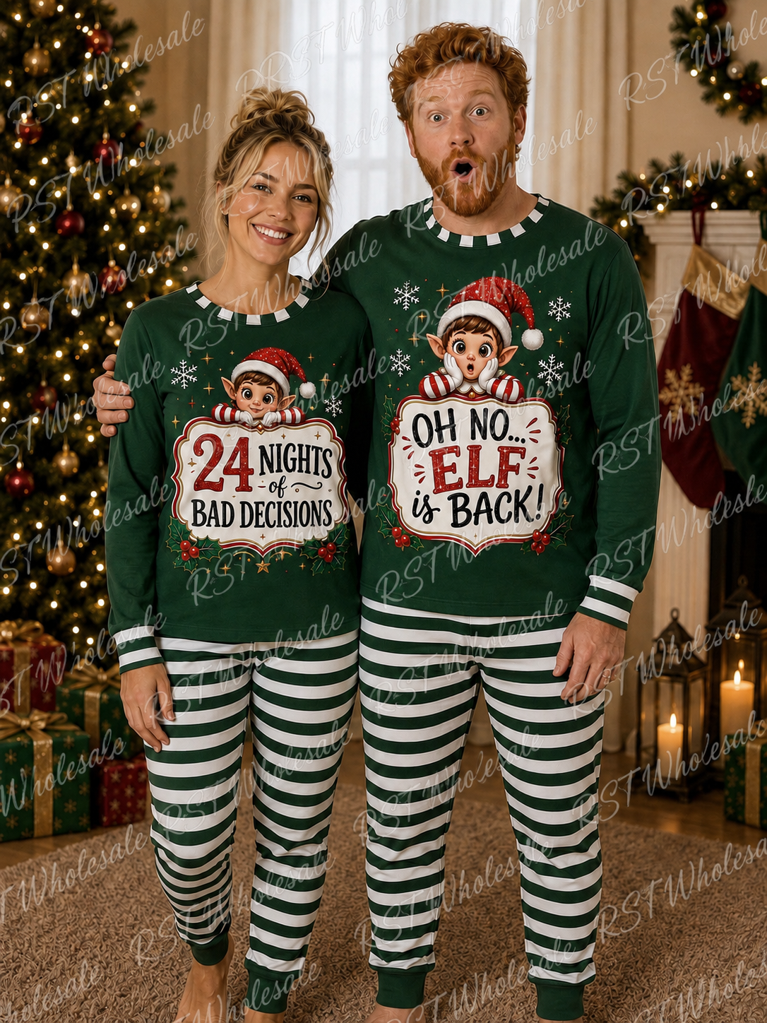 Family Elf Pyjamas Pre-Order due end October