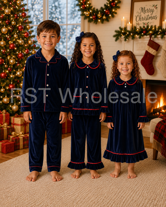 Navy Nightwear Pyjamas Pre-Order due September/October