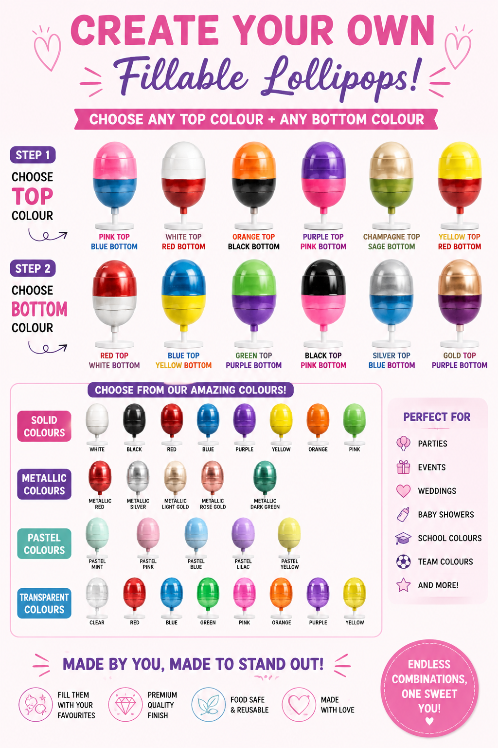 Mix and Match Lollipops Pre-Order Due Mid July