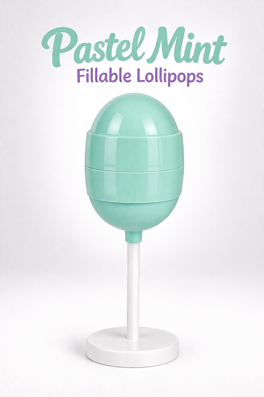 Paste Mint Fillable Lollipops in stock