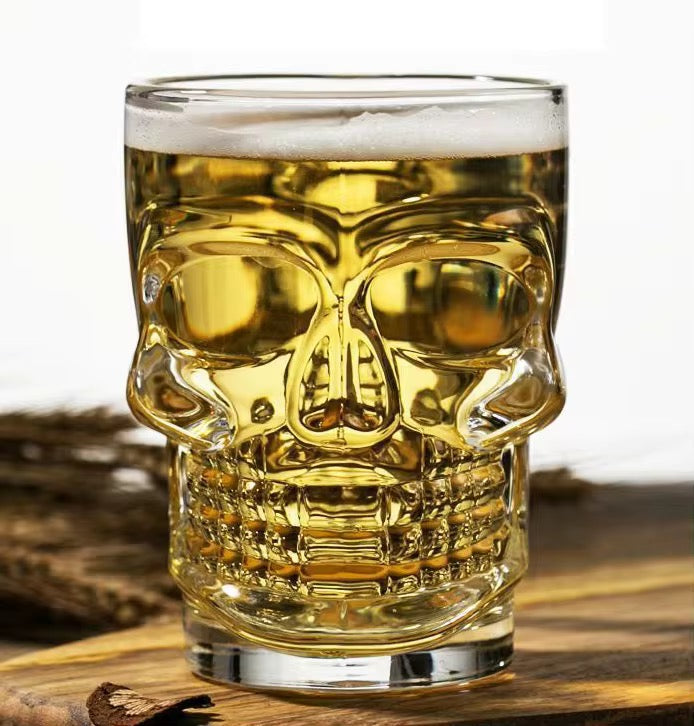 Skull Beer Glass PRE-ORDER Due Mid July