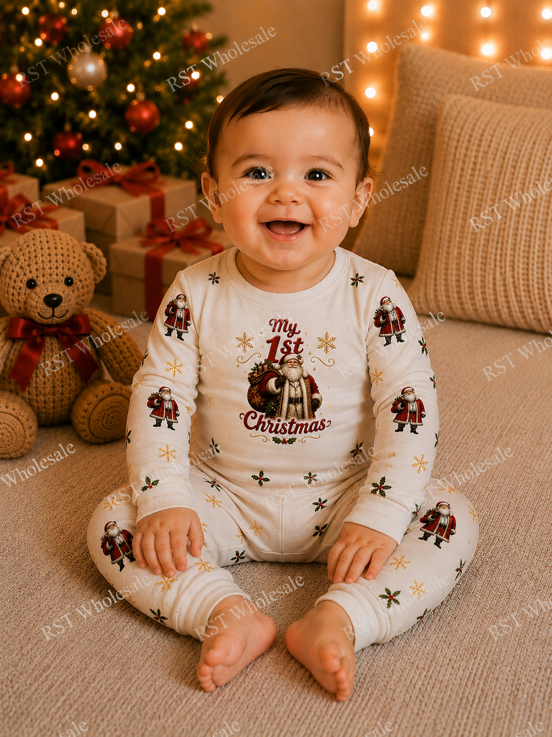 DTF Fabric - My First Christmas