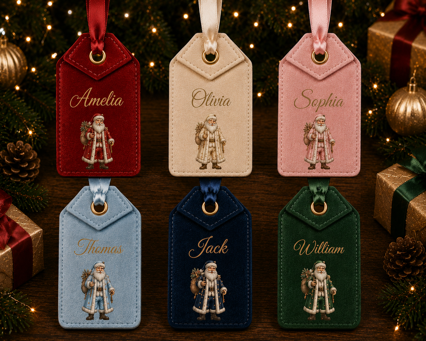 DTF Santas for RST Christmas Range Please read description regarding the writing PRE-Order due August