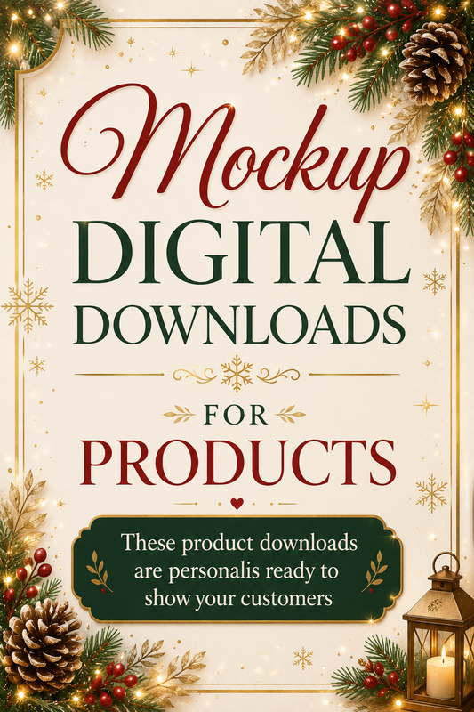Digital Download For products with Characters and Writing (no watermark)
