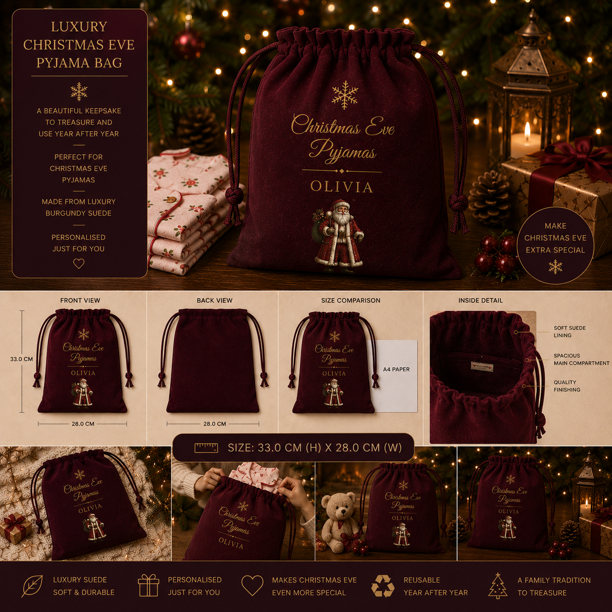 Pyjamas Bag (Multiple Colour Options) PRE-ORDER start August
