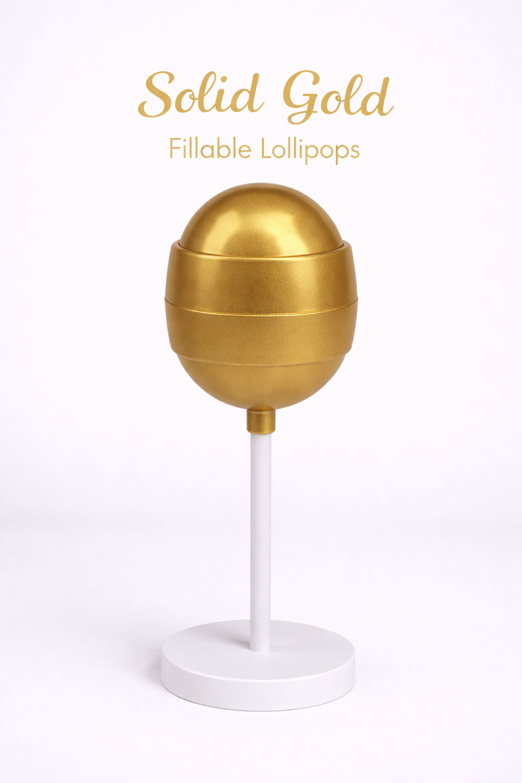 PRE-ORDER Solid Gold Fillable Lollipops DUE MID JULY