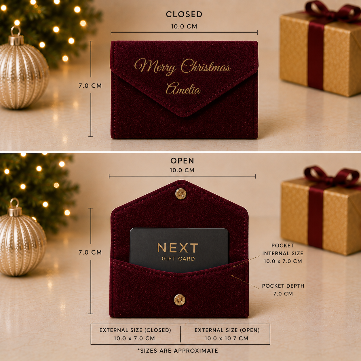 Gift Card Envelope (Multiple Colour Options) PRE-ORDER start August