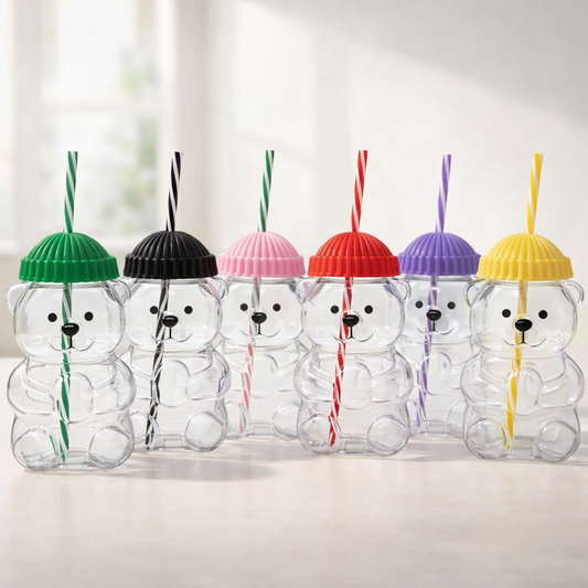 PLASTIC Bear Tumblers (New Colours Due end May)