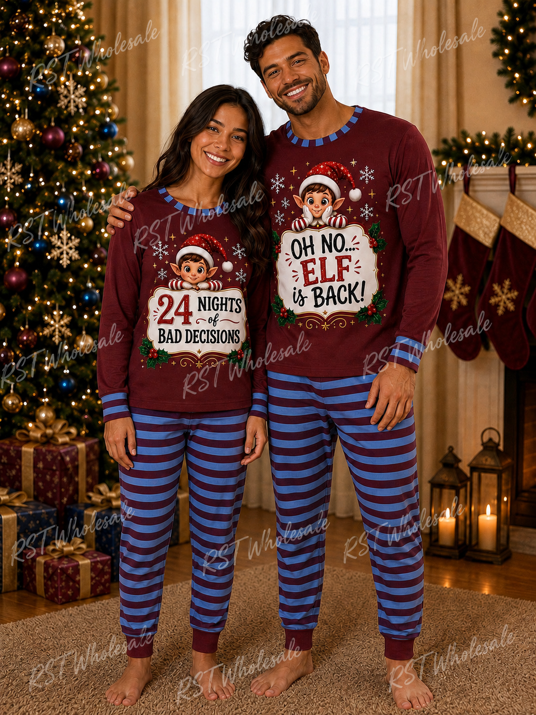 Family Elf Pyjamas Pre-Order due end October