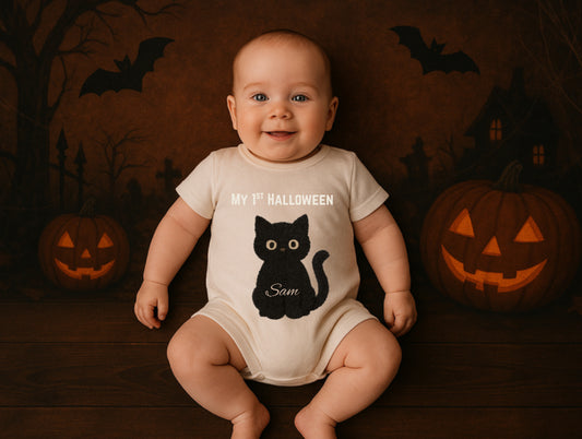 DTF Fabric - Fluffy Black Cat