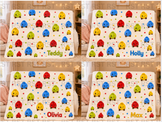 Bright Dumpling Dressing Gown (Custom Name on Chest) Pre-Order Due October