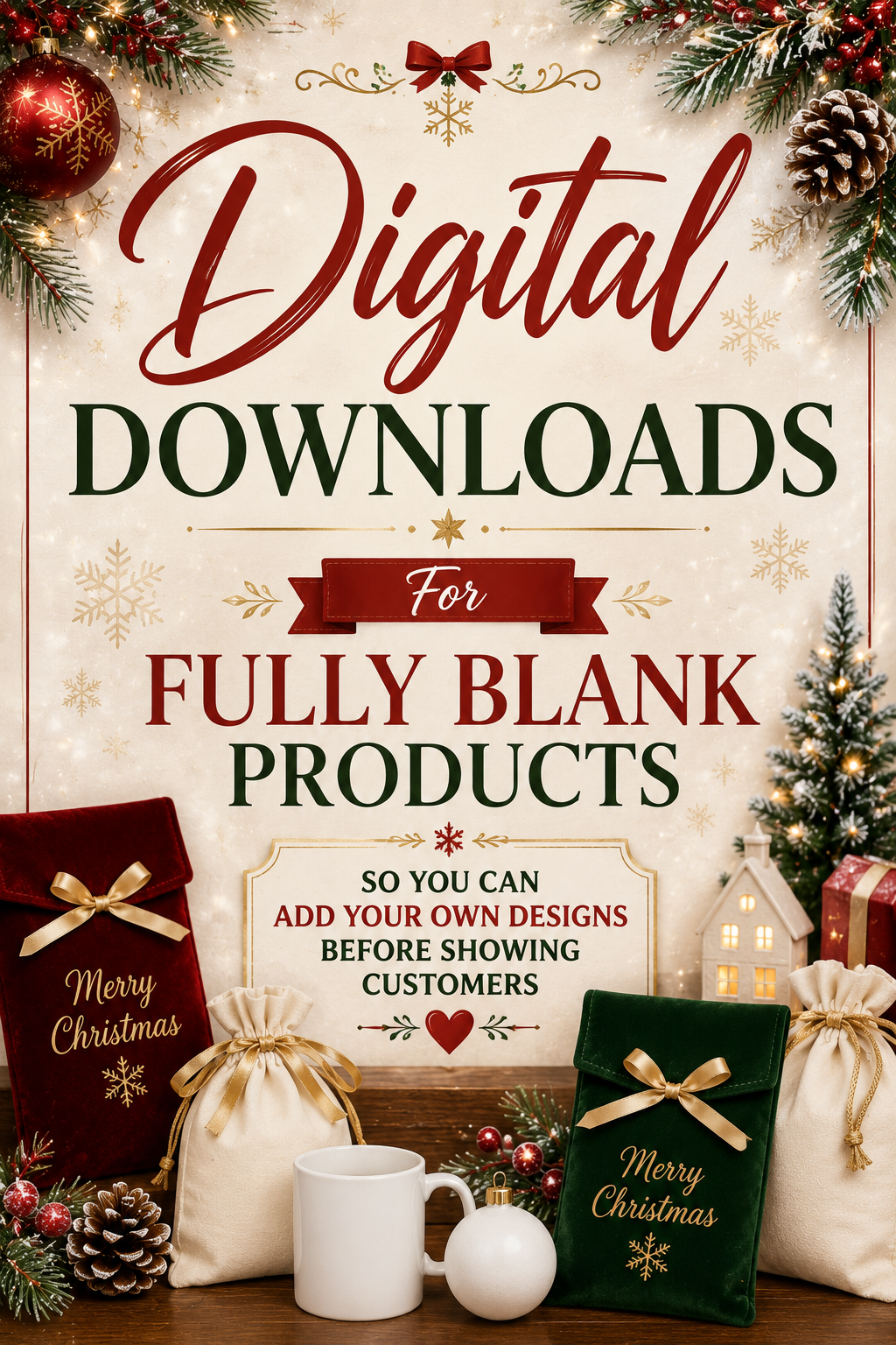 Digital Download For products Fully Blank (no watermark)