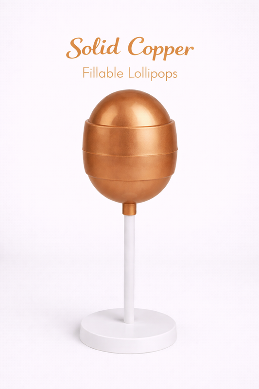 PRE-ORDER Solid Copper Fillable Lollipops DUE MID JULY